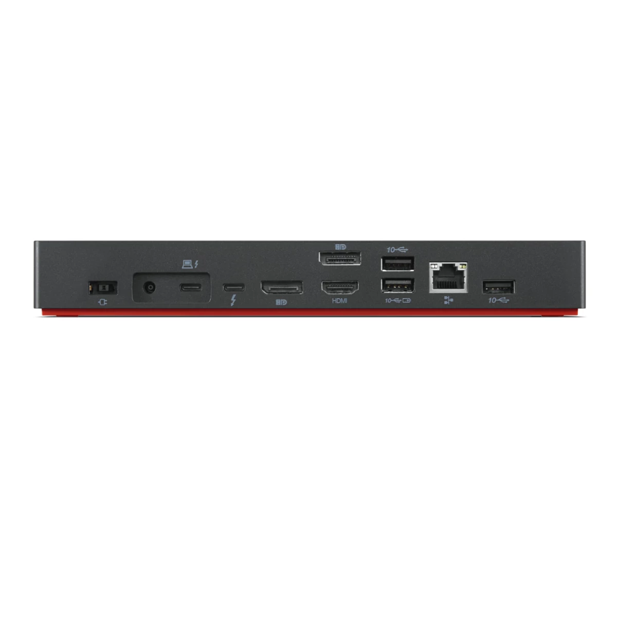 Galery – Lenovo 40B00300EU base & duplicador de portas Com fios Thunderbolt 4 Preto, Vermelho0