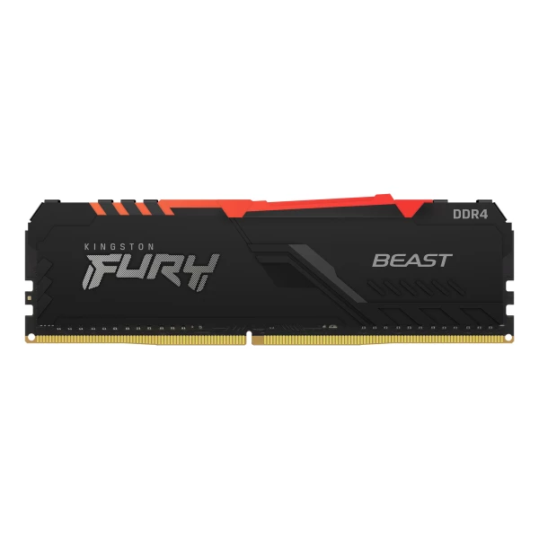 Thumbnail-Kingston Technology FURY Beast RGB módulo de memória 8 GB 1 x 8 GB DDR4 2666 MHz