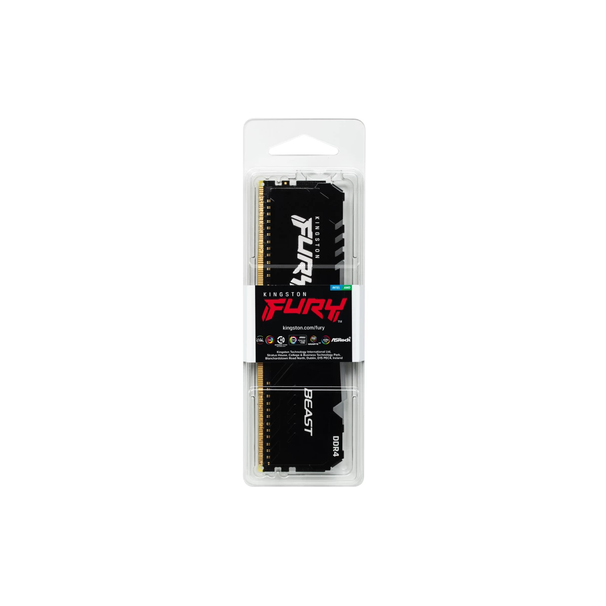 Galery – Kingston Technology FURY Beast RGB módulo de memória 8 GB 1 x 8 GB DDR4 2666 MHz0