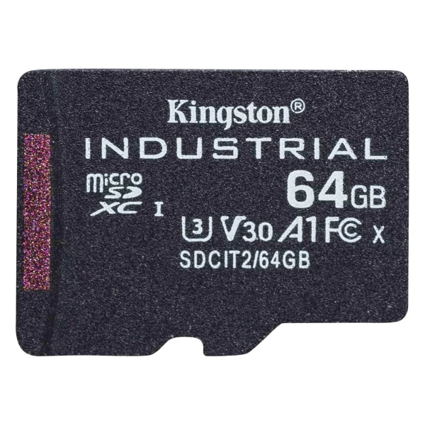 Thumbnail-Kingston Technology Industrial 64 GB MicroSDXC UHS-I Classe 10