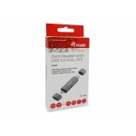 Galery – Equip 245460 leitor de cartões USB 3.2 Gen 1 (3.1 Gen 1) Type-A/Type-C Cinzento0