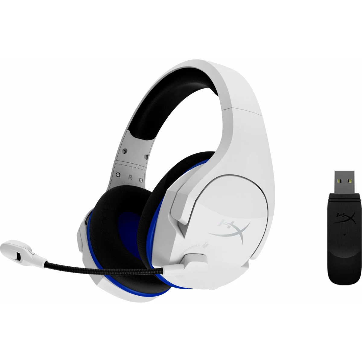 Galery – HyperX Cloud Stinger Core – Headset de gaming sem fios (Branco-Azul) – PS5-PS40