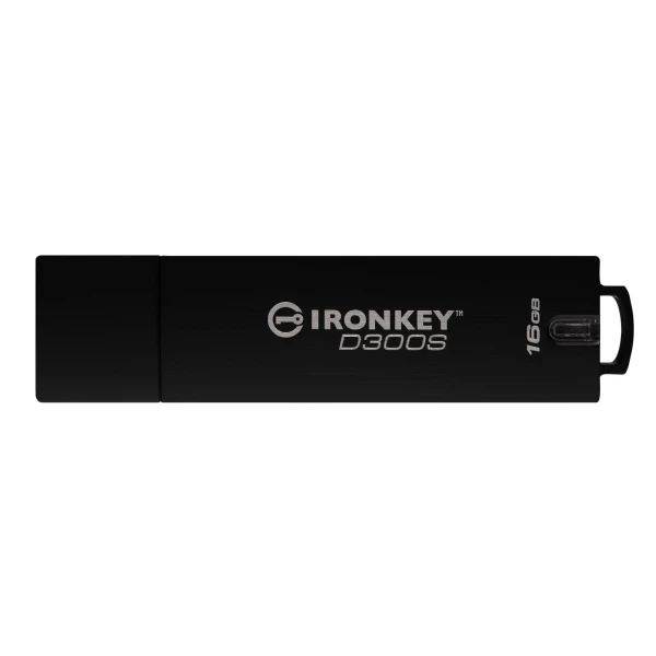 Thumbnail-Kingston Technology IronKey D300S unidade de memória USB 16 GB USB Type-A 3.2 Gen 1 (3.1 Gen 1) Preto