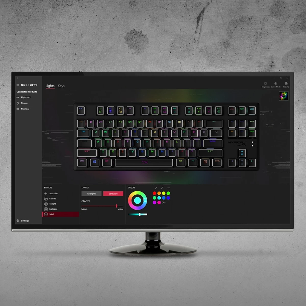 Galery – HyperX Alloy Origins Core – Teclado mecânico de gaming – HX Red (layout do Brasil)0