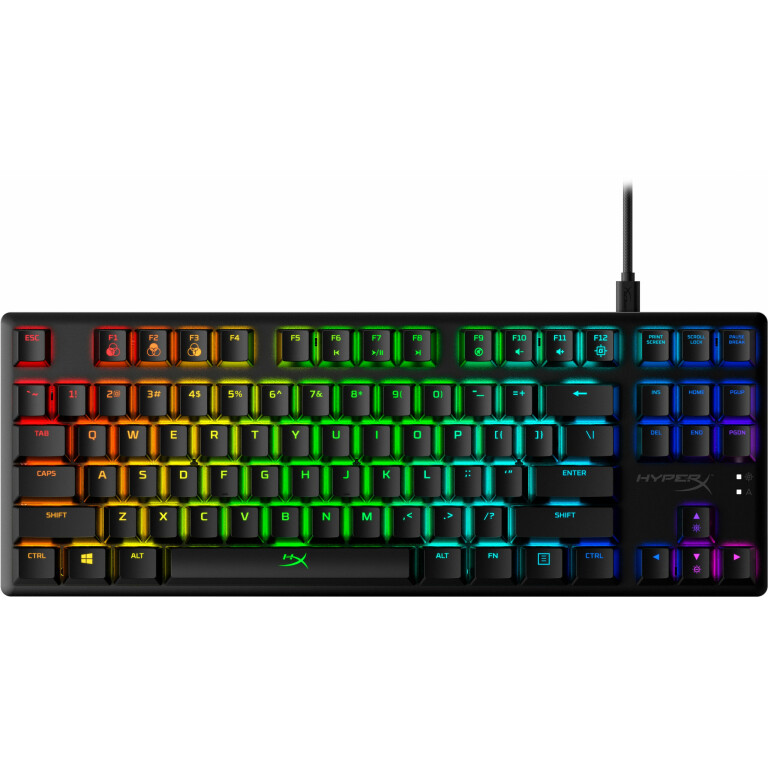 Thumbnail-HyperX Alloy Origins Core – Teclado mecânico de gaming – HX Blue (layout dos EUA)