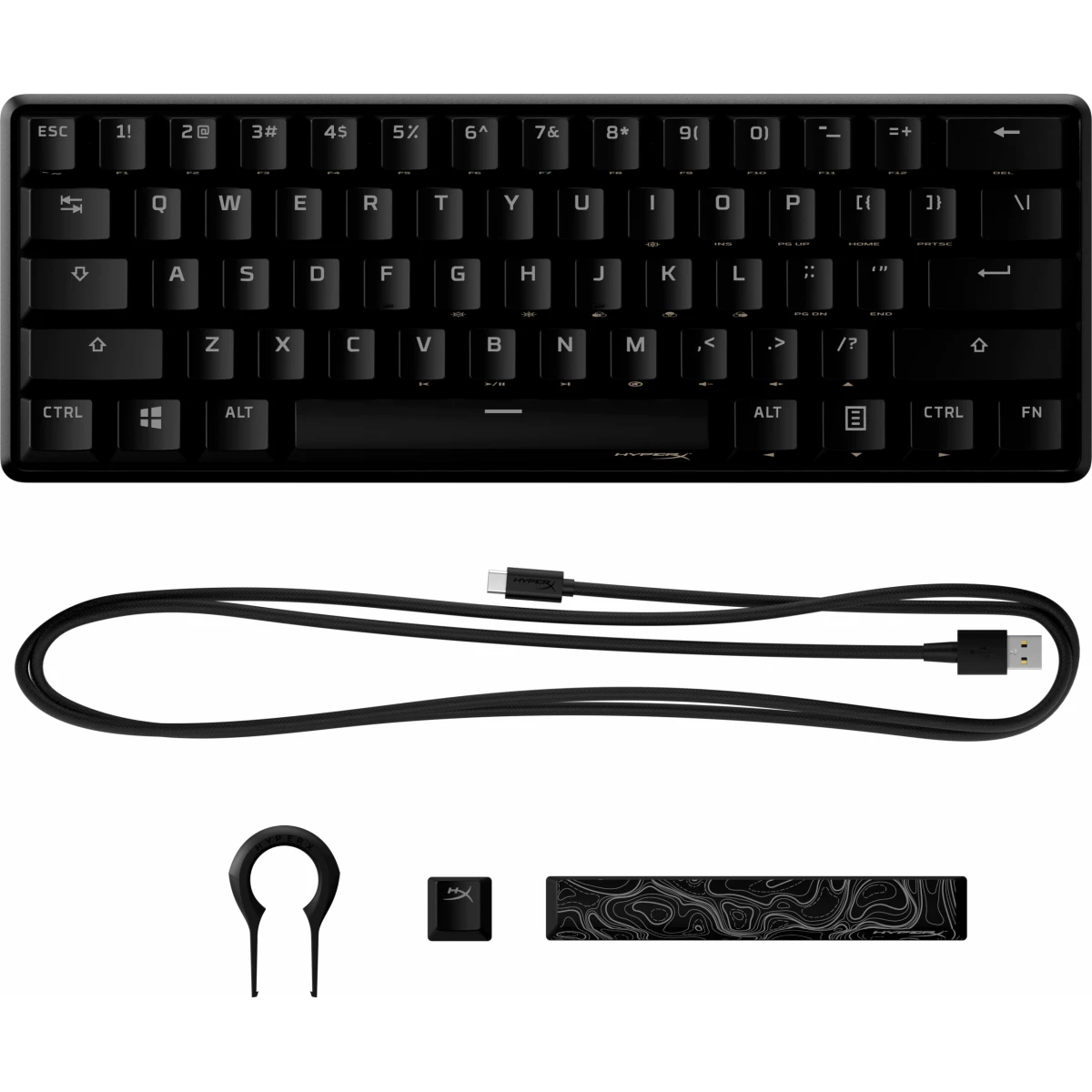 Galery – HyperX Teclado de gaming 60 Alloy Origins AQUA0