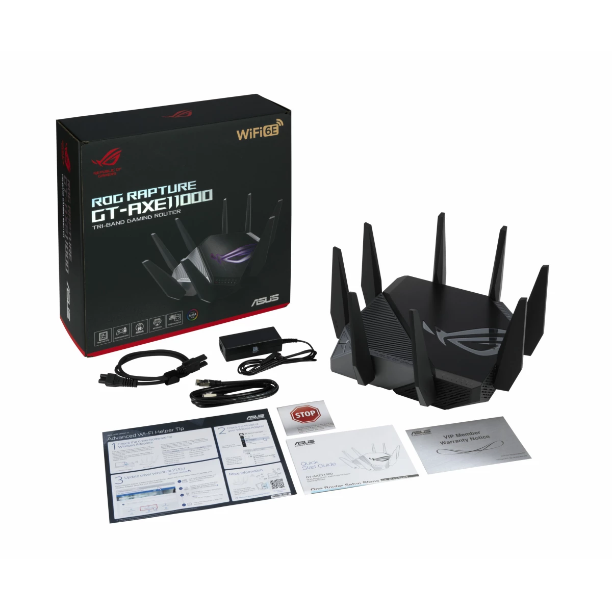Galery – ASUS GT-AXE11000 router sem fios Gigabit Ethernet Tri-band (2.4 GHz / 5 GHz / 6 GHz) Preto0