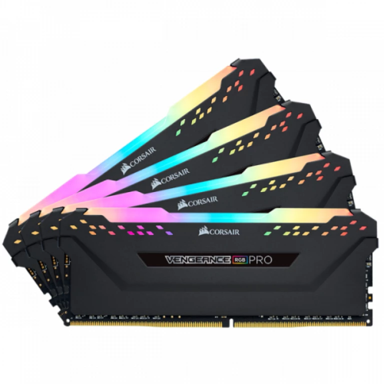Thumbnail-DDR4, 3600MHz 32GB 4 x 288 DIMM, Unbuffered, 18-19-19-39, Vengeance RGB PRO Heat spreader, RGB LED, 1.35V, XMP 2.0