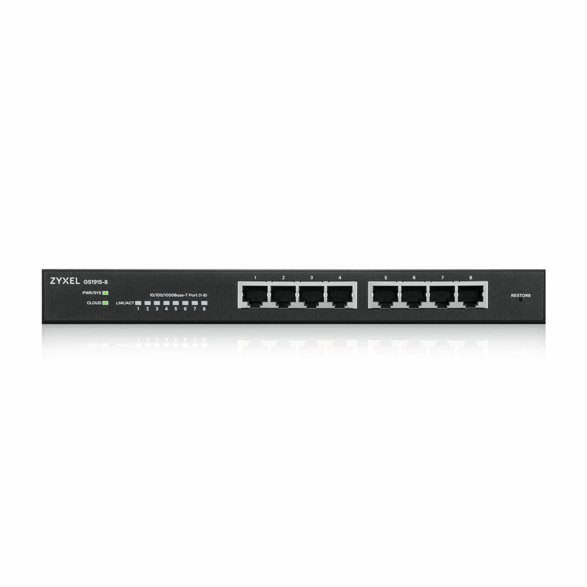 Galery – Zyxel GS1915-8 Gerido L2 Gigabit Ethernet (10/100/1000) Preto0