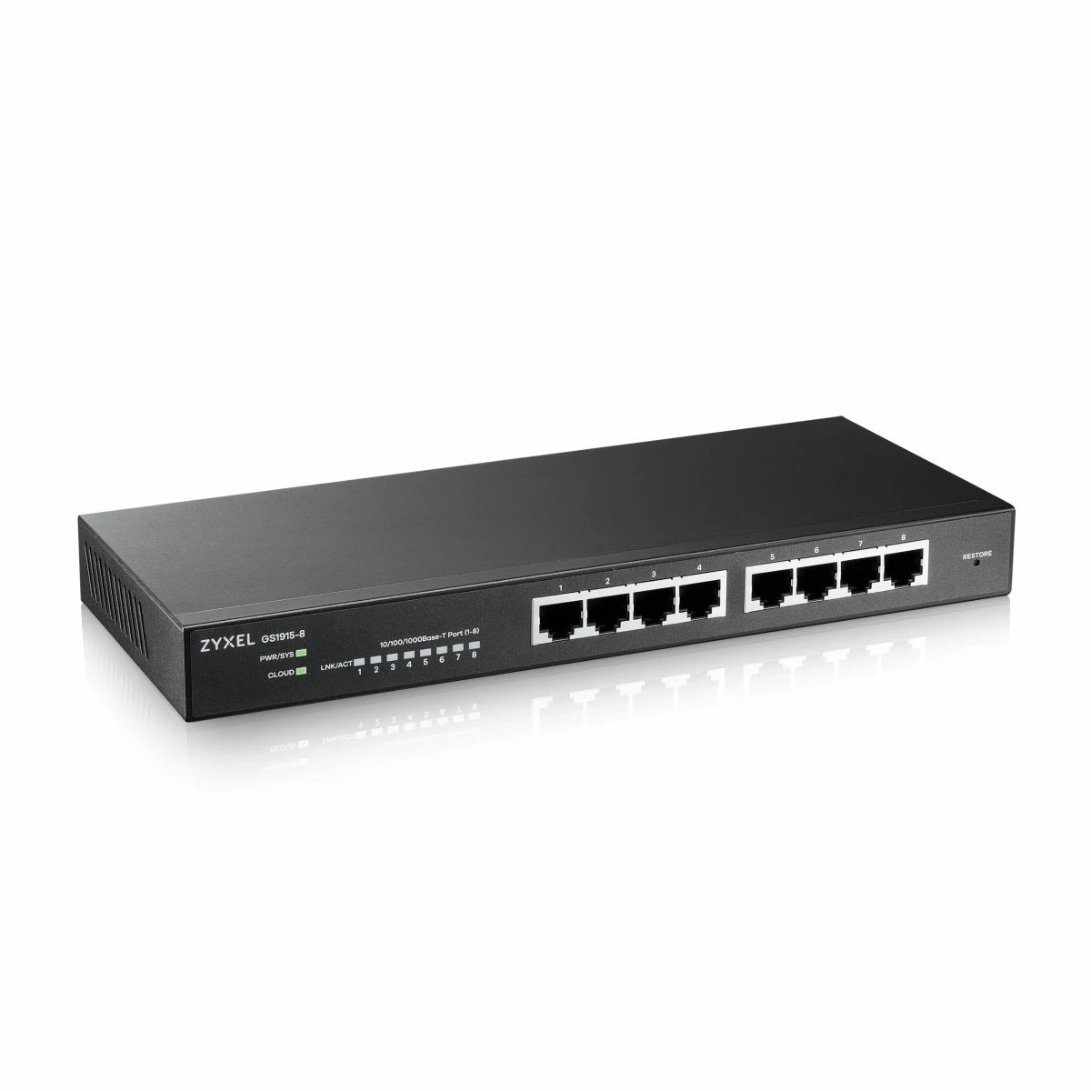 Galery – Zyxel GS1915-8 Gerido L2 Gigabit Ethernet (10/100/1000) Preto0