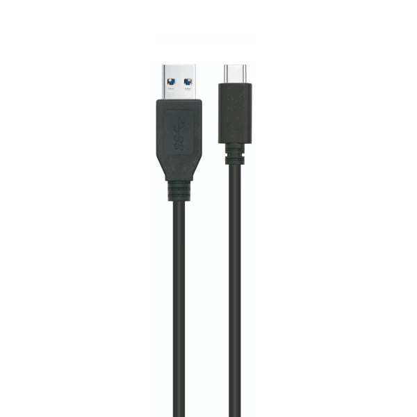 Thumbnail-Ewent EC1055 cabo USB 1 m USB 3.2 Gen 1 (3.1 Gen 1) USB A USB C Preto