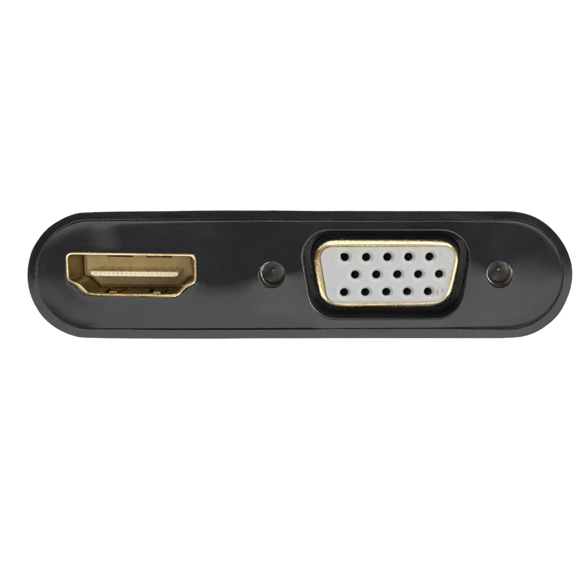 Galery – Ewent EC1457 adaptador de cabo de vídeo DisplayPort HDMI + VGA (D-Sub) Preto0