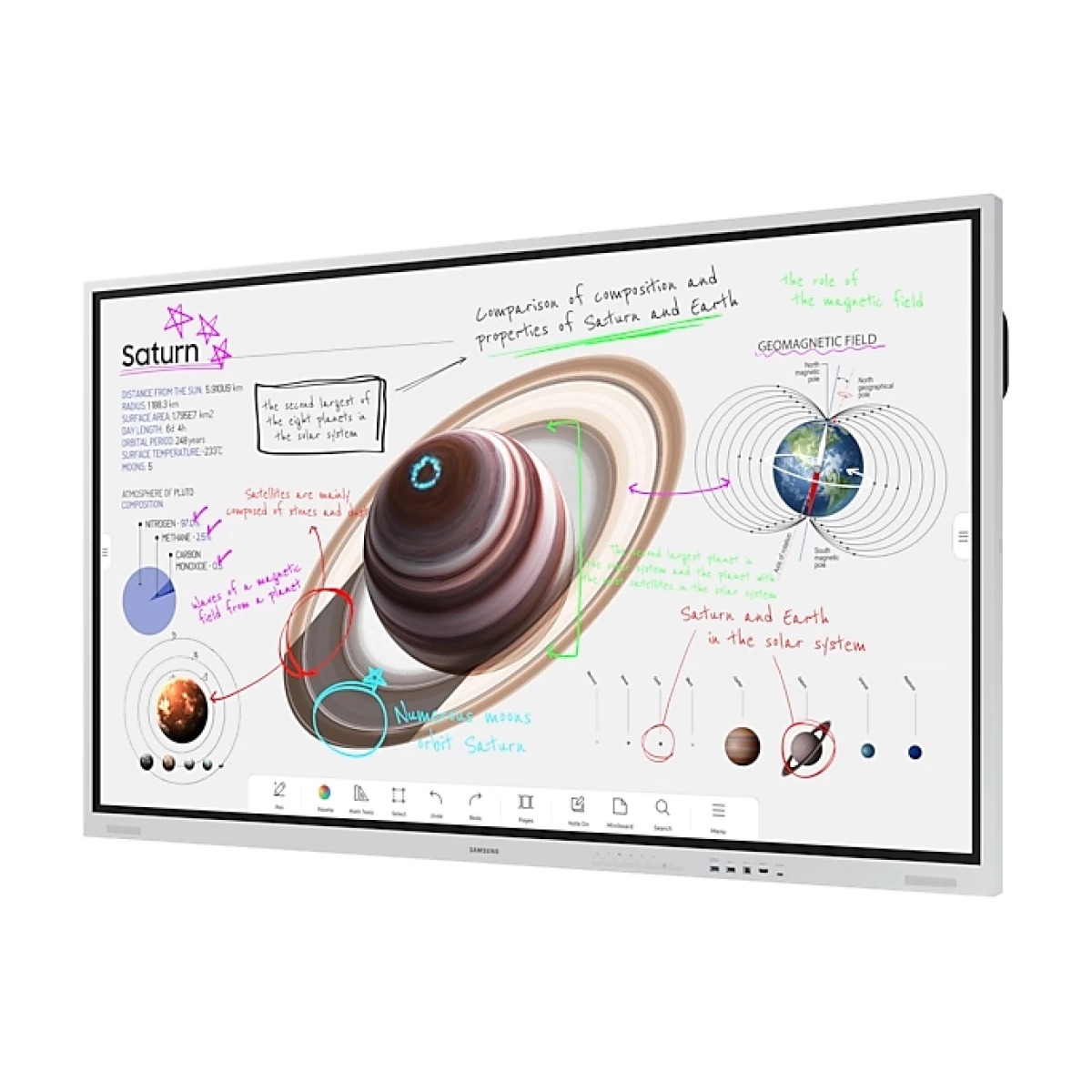 Galery – Samsung WM75B Quadro Interativo 190,5 cm (75″) 3840 x 2160 pixels Ecrã táctil Cinzento USB / Bluetooth0