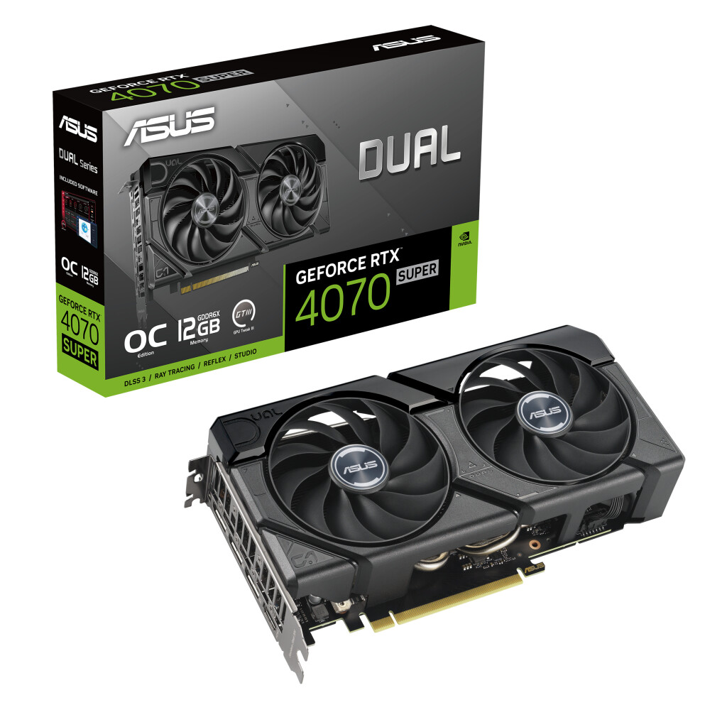 Thumbnail-ASUS Dual -RTX4070S-O12G-EVO NVIDIA GeForce RTX 4070 SUPER 12 GB GDDR6X