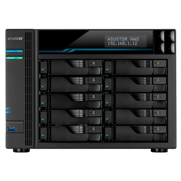 Thumbnail-NAS ASUSTOR 10-Bay LOCKERSTOR 10 PRO, Xeon E-2224 4C 3,4GHz/8GB/2.5GbE/USB, 5Y WTY