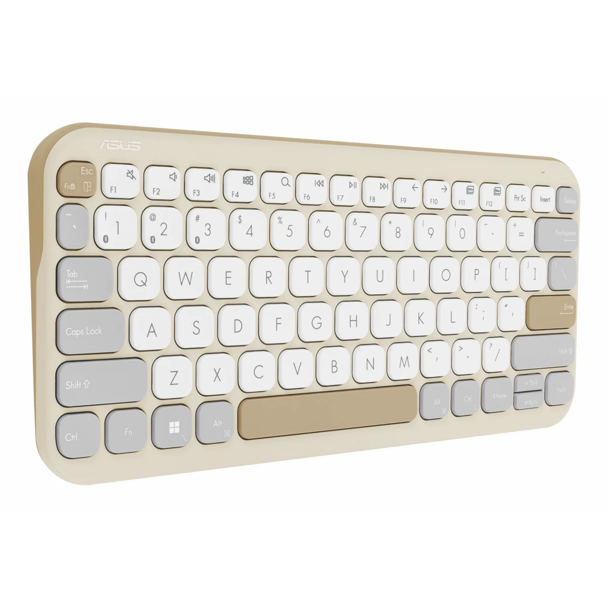 Galery – ASUS Marshmallow Keyboard KW100 teclado Bluetooth Inglês (Estados Unidos) Bege0