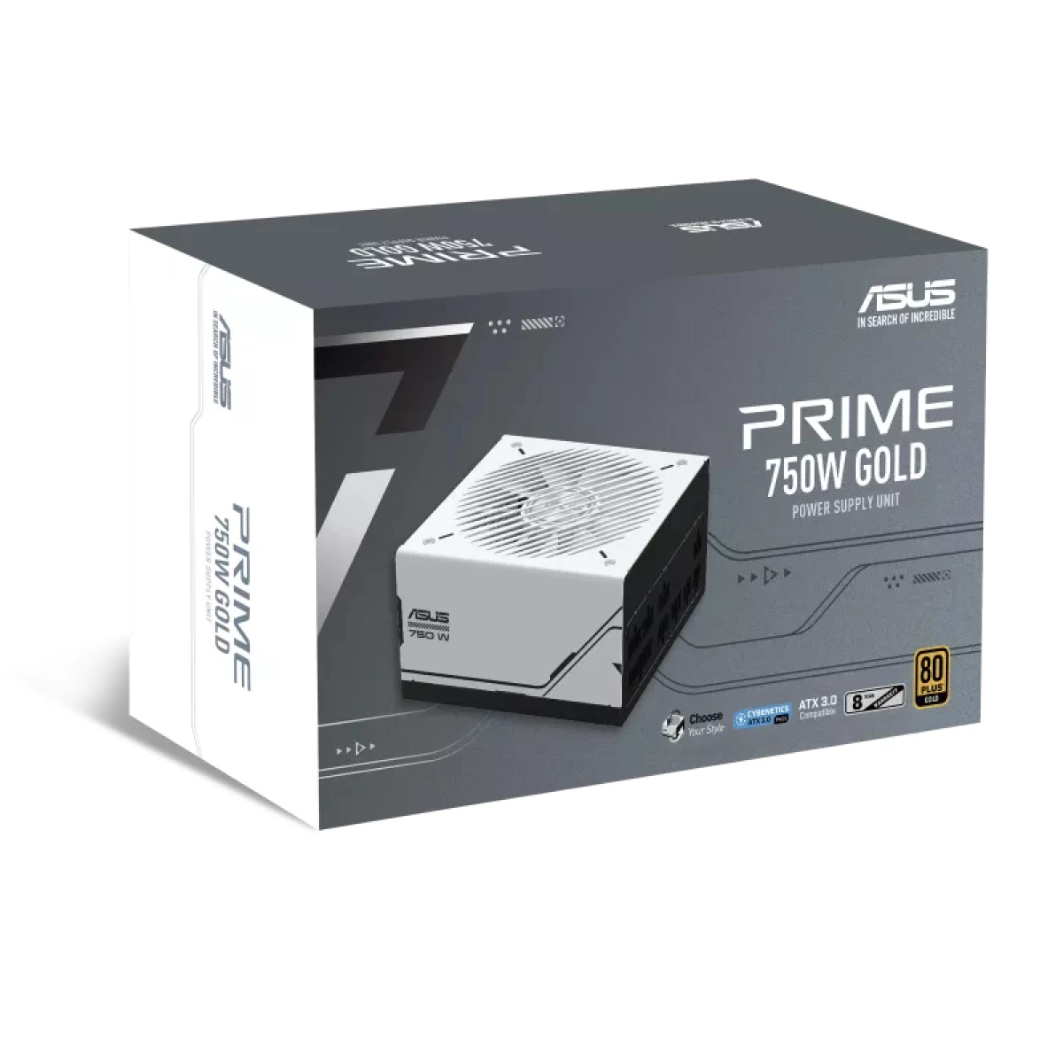 Galery – ASUS Prime 750W Gold ( AP-750G ) fonte de alimentação 20+4 pin ATX ATX Preto, Branco0