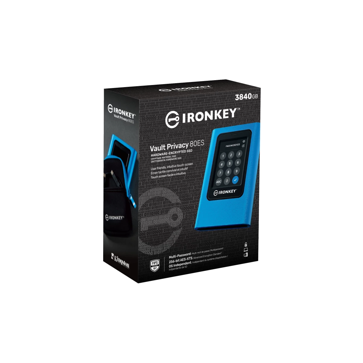 Galery – Kingston Technology IronKey Vault Privacy 80 3,84 TB Azul0