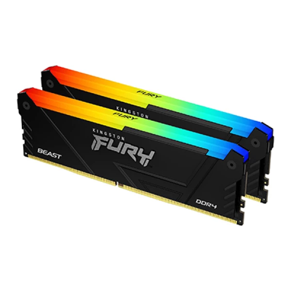 Thumbnail-Kingston Technology FURY Beast RGB módulo de memória 16 GB 2 x 8 GB DDR4