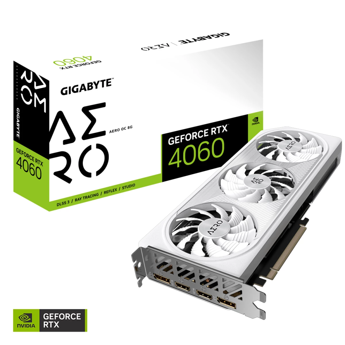 Galery – Gigabyte AERO GeForce RTX 4060 OC 8G NVIDIA 8 GB GDDR60