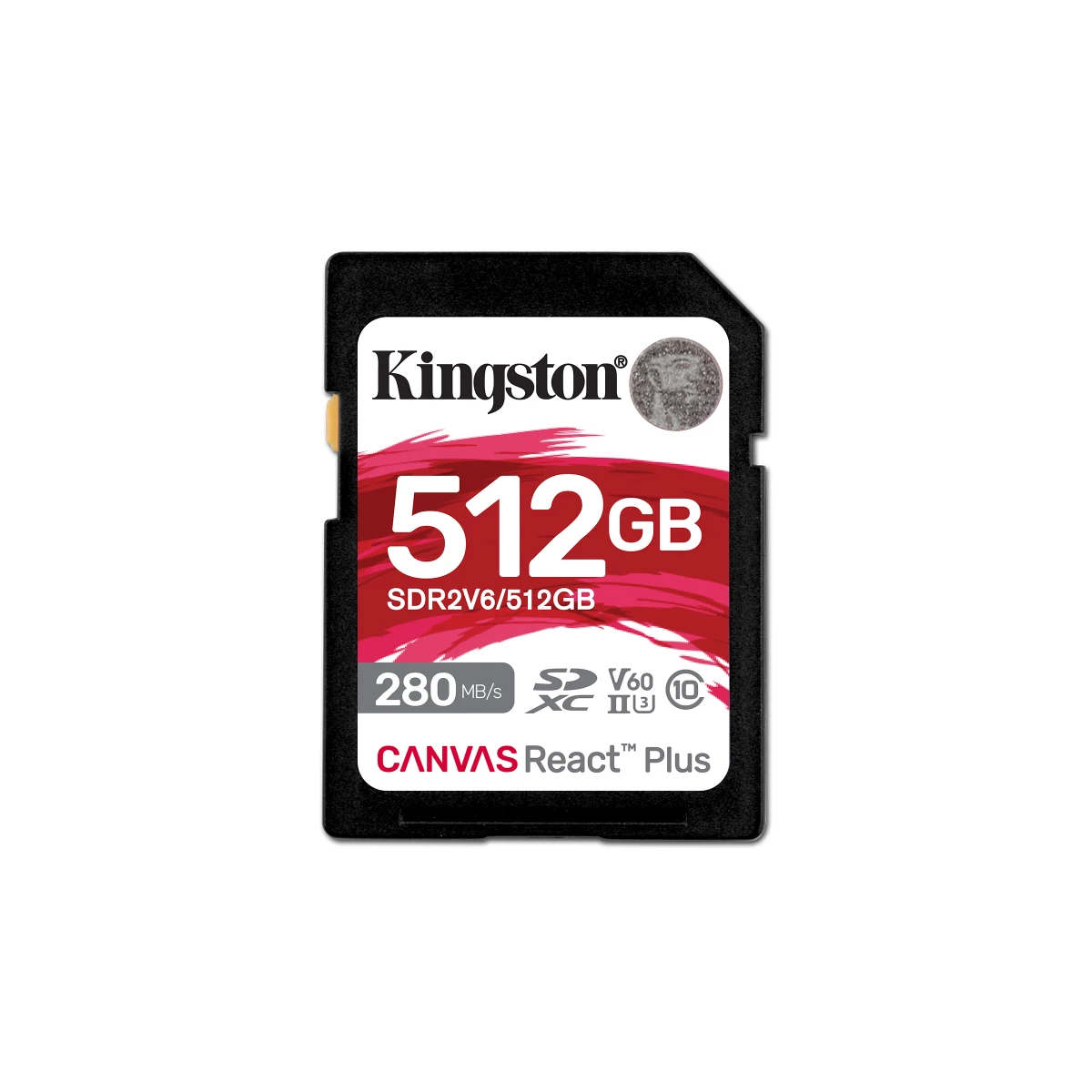 Thumbnail-Kingston Technology Canvas React Plus 512 GB SDXC UHS-II Classe 10