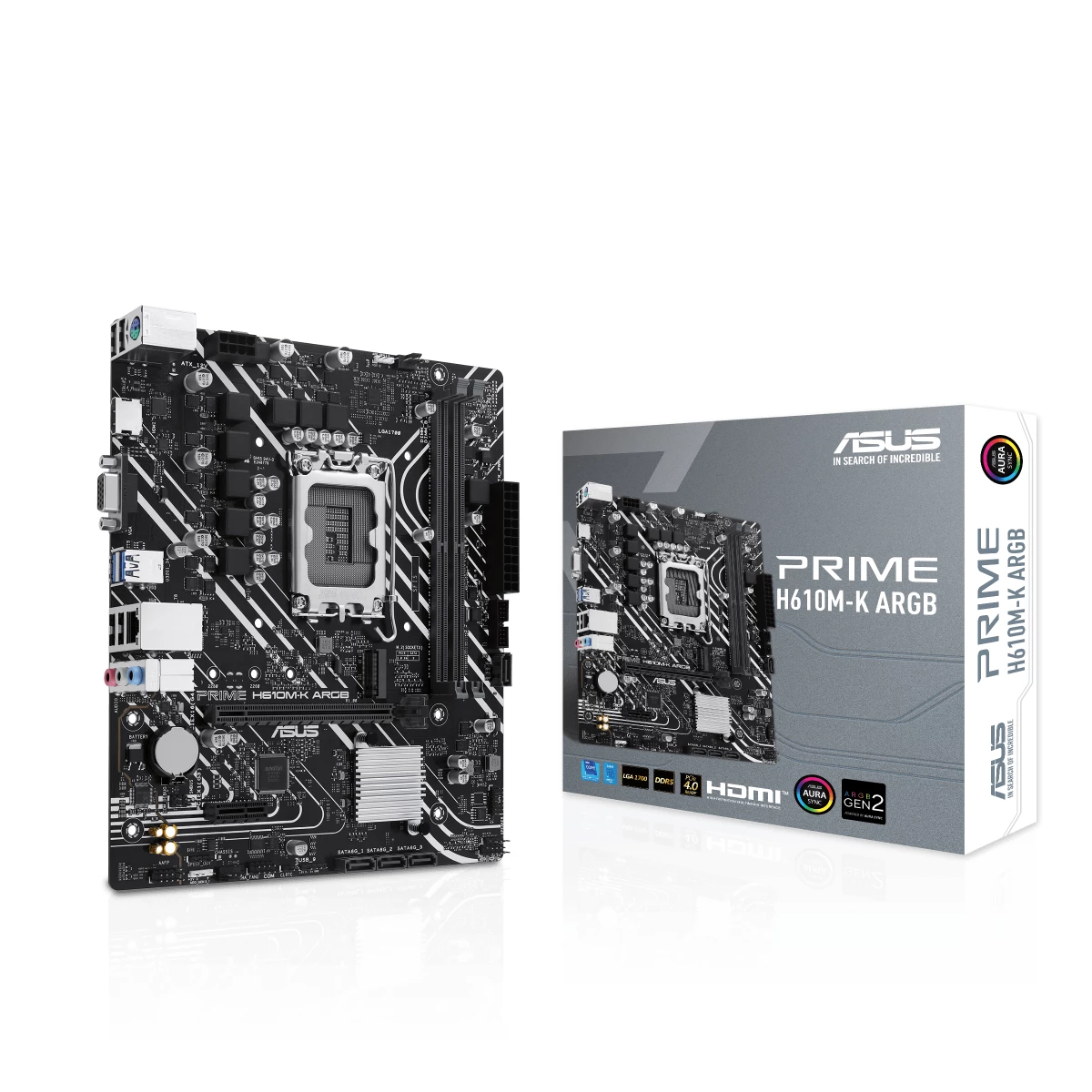 Galery – ASUS PRIME H610M-K ARGB Intel H610 LGA 1700 micro ATX0