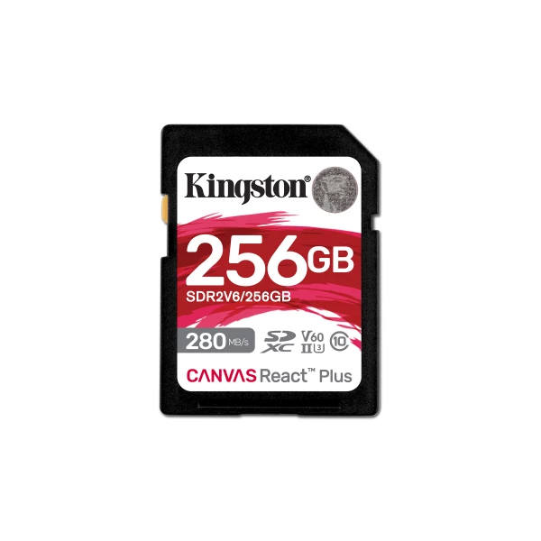 Thumbnail-Kingston Technology Canvas React Plus 256 GB SDXC UHS-II Classe 10