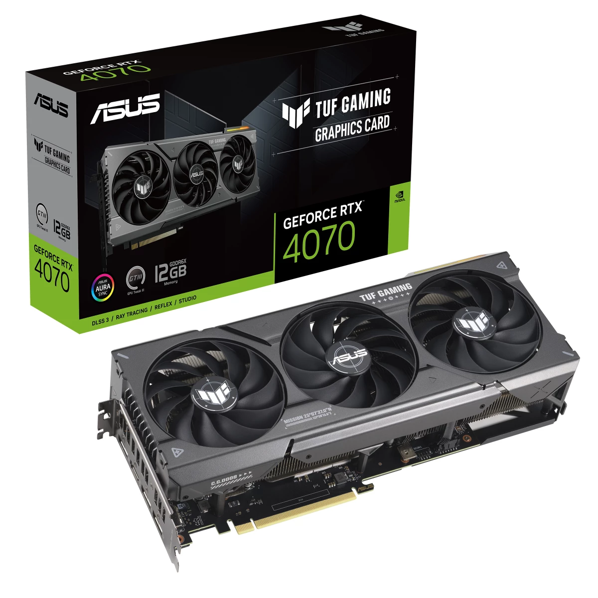 Galery – ASUS TUF Gaming TUF-RTX4070-12G-GAMING NVIDIA GeForce RTX 4070 12 GB GDDR6X0