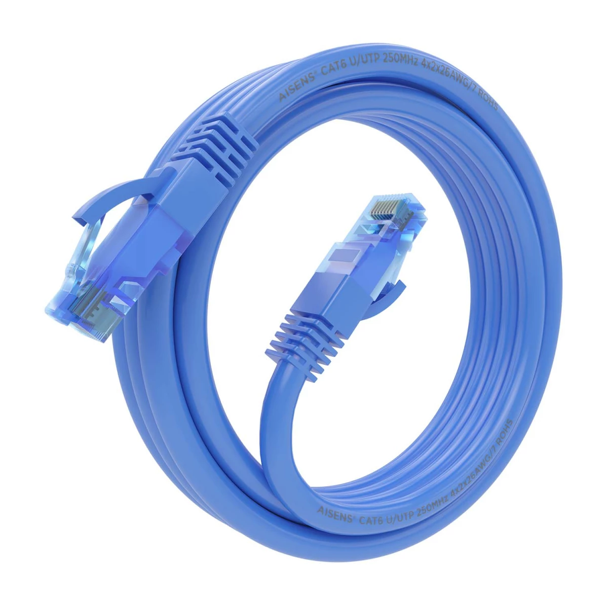 Galery – AISENS A135-0801 cabo de rede Azul 2 m Cat6 U/UTP (UTP)0