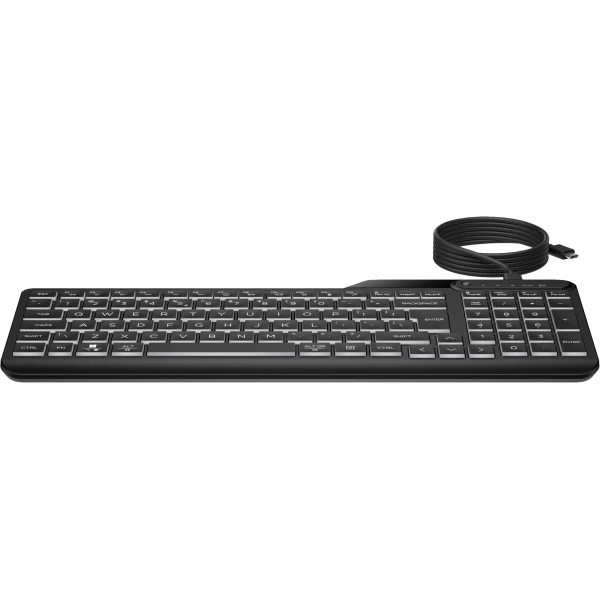 Thumbnail-HP 400 Backlit Wired Keyboard teclado USB Preto