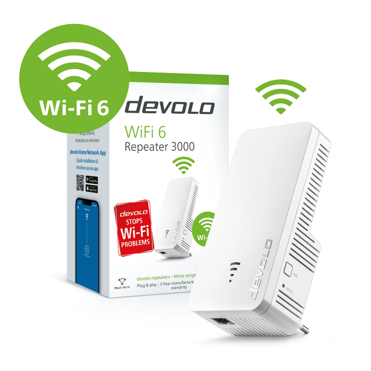 Thumbnail-devolo WiFi 6 Repeater 3000