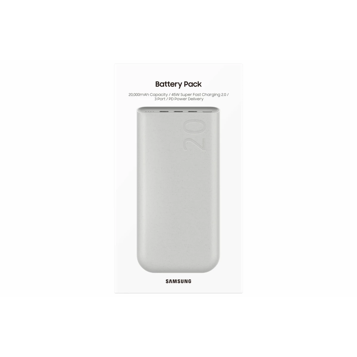 Galery – Samsung EB-P4520XUEGEU power bank 20000 mAh Bege0