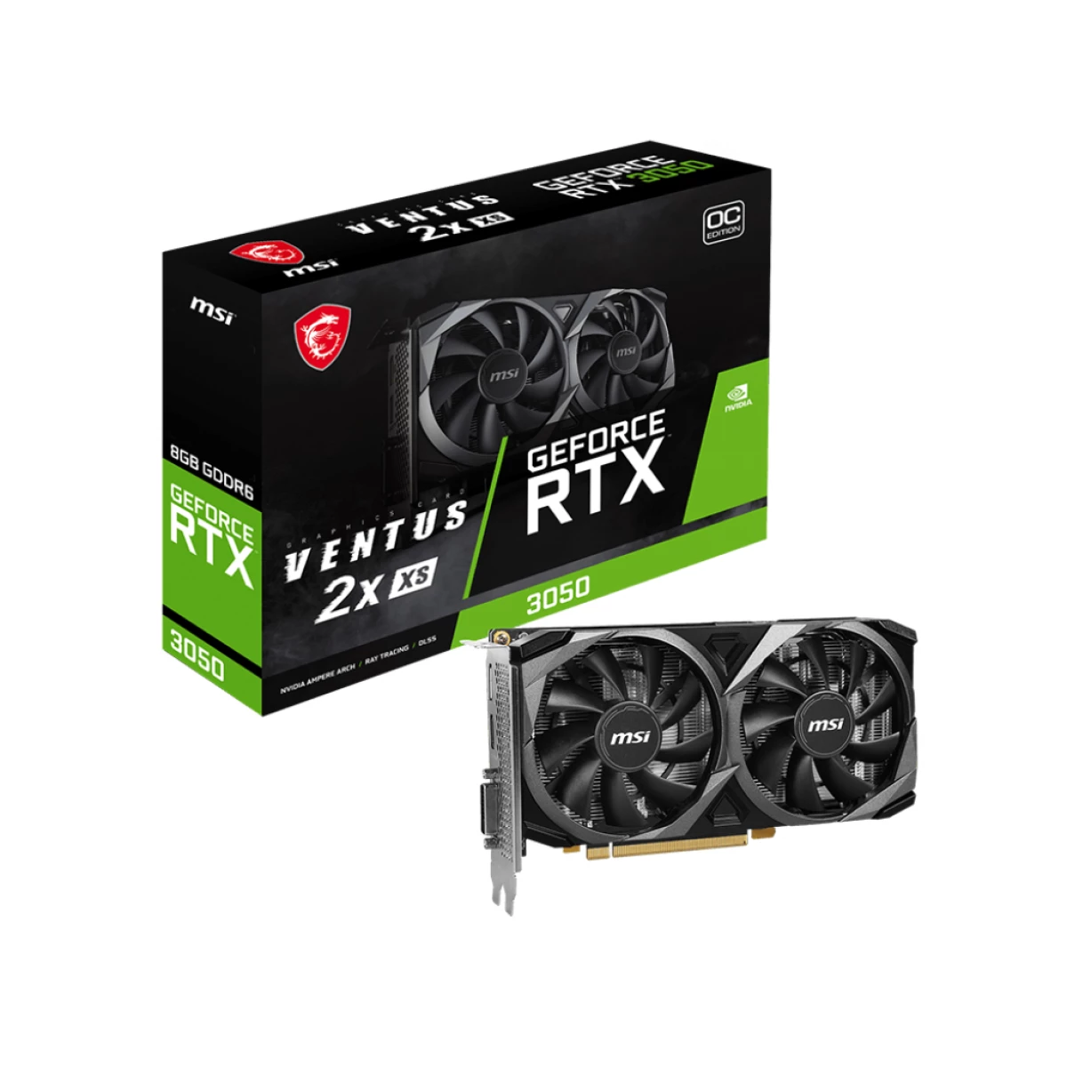 Galery – MSI VENTUS GEFORCE RTX 3050 2X XS 8G OC placa de vídeo NVIDIA 8 GB GDDR60