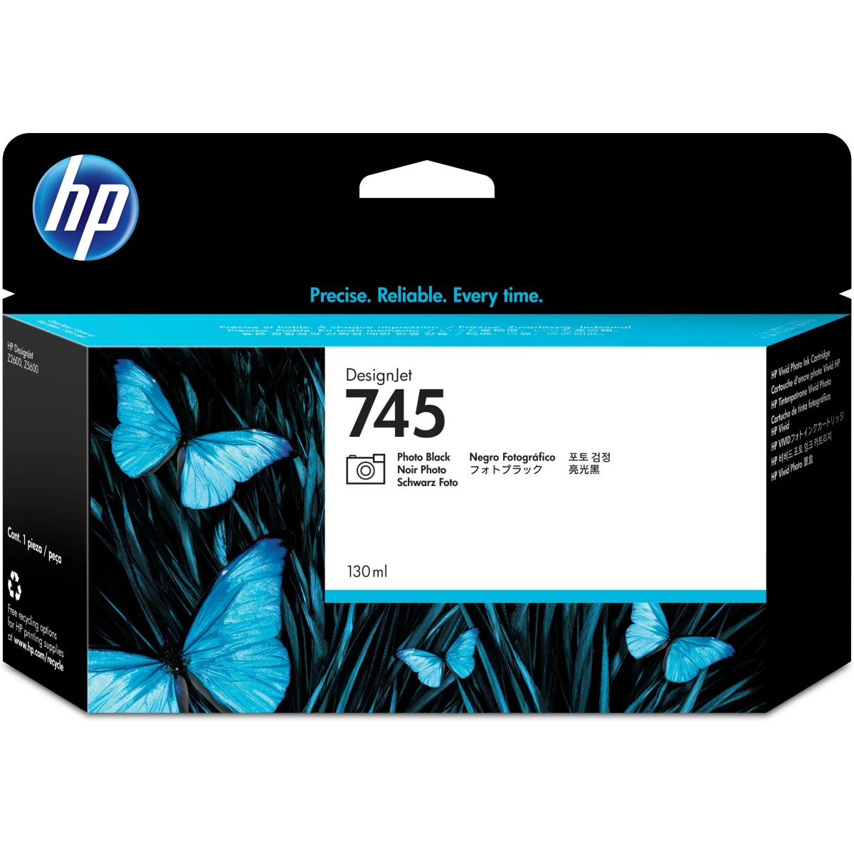 Thumbnail-HP 745 130-ml DesignJet Photo Black Ink Cartridge