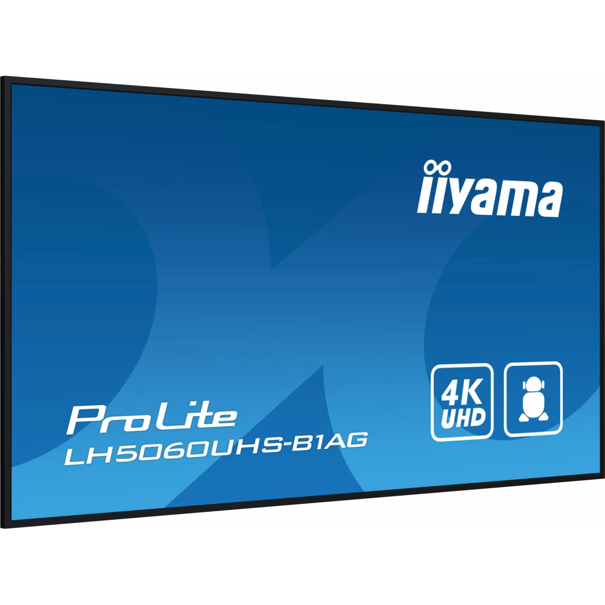 Galery – iiyama LH5060UHS-B1AG ecrã de sinalização Quadro digital 125,7 cm (49.5″) LED Wi-Fi 500 cd/m² 4K Ultra HD Preto Processador built-in Android 11 24/70