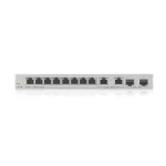 Galery – Zyxel XGS1210-12-ZZ0102F switch de rede Gerido Gigabit Ethernet (10/100/1000) Cinzento0