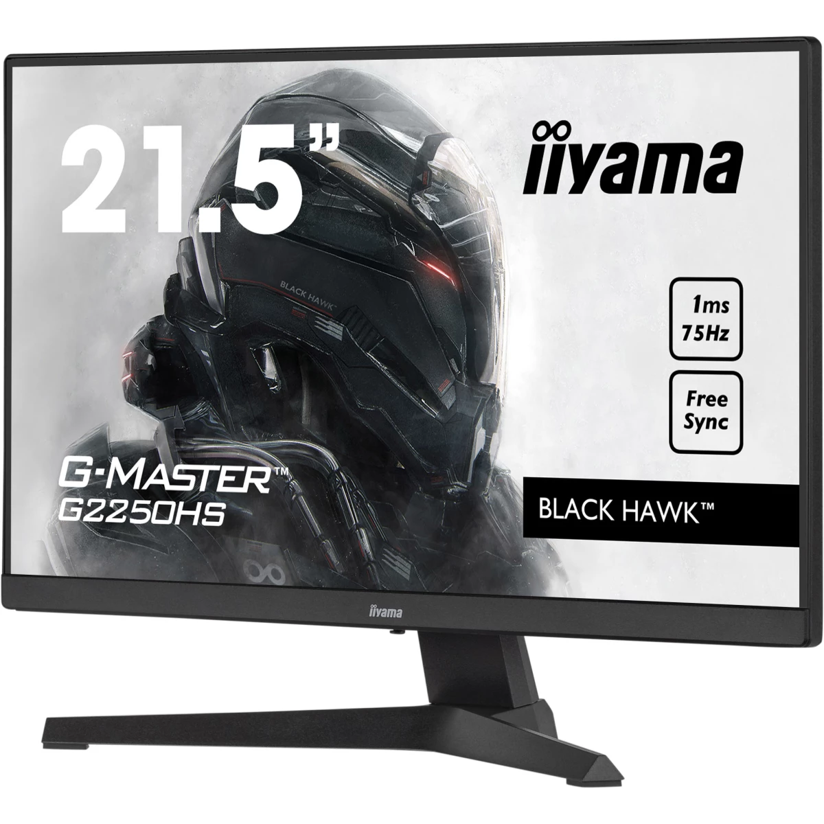 Thumbnail-iiyama G-MASTER G2250HS-B1 monitor de ecrã 54,6 cm (21.5″) 1920 x 1080 pixels Full HD LED Preto