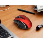 Galery – Rato q-connect optico sem fios 1000 dpi recetor usb 2,4 ghz vermelho0