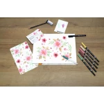 Galery – Conjunto watercoloring tombow conjunto floral 9 pecas0