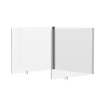 Galery – Visor de protecao archivo 2000 modular de escritorio adaptavel em formas t / l / u / h metacrilato transparente 900×7500