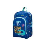 Galery – Mochila escolar liderpapel infantil safari desenho crocodilo azul marinho 330x100x250 mm0