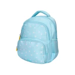 Galery – Cartera escolar liderpapel moc hila multibolsillo infantil flowers azul 350x110x270 mm0