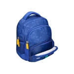 Galery – Cartera escolar liderpapel moc hila multibolsillo infantil dino azul 350x110x270 mm0