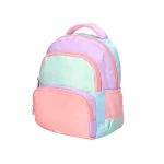 Galery – Cartera escolar liderpapel moc hila multibolsillo infantil azul rosa morado 350x110x270 mm0