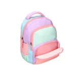 Galery – Cartera escolar liderpapel moc hila multibolsillo infantil azul rosa morado 350x110x270 mm0