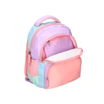 Galery – Cartera escolar liderpapel moc hila multibolsillo infantil azul rosa morado 350x110x270 mm0