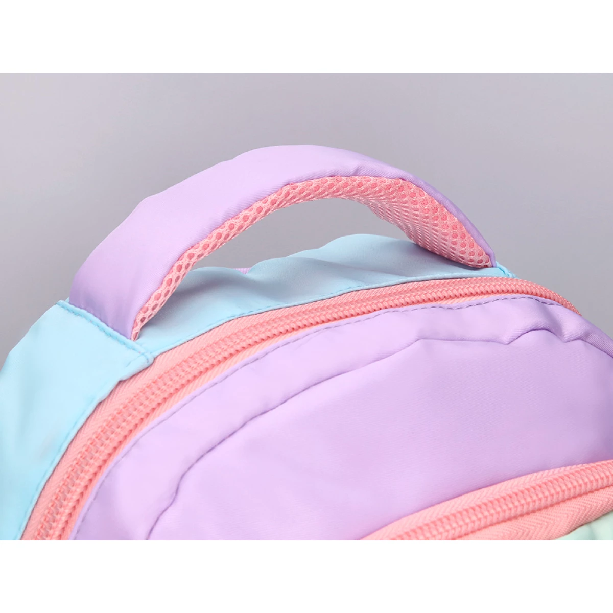 Galery – Cartera escolar liderpapel moc hila multibolsillo infantil azul rosa morado 350x110x270 mm0