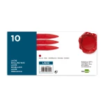 Galery – Lacre liderpapel vermelho caixa de 10 barras0