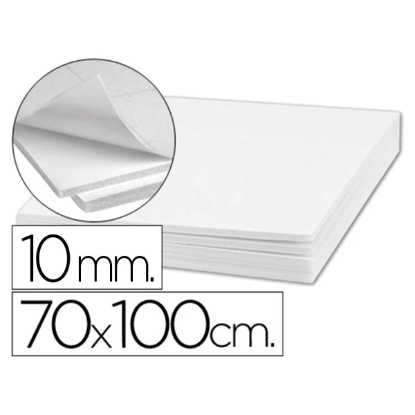 Thumbnail-Cartao k-line liderpapel branco dupla face 70x100cm espessura 10 mm – 5 unidades