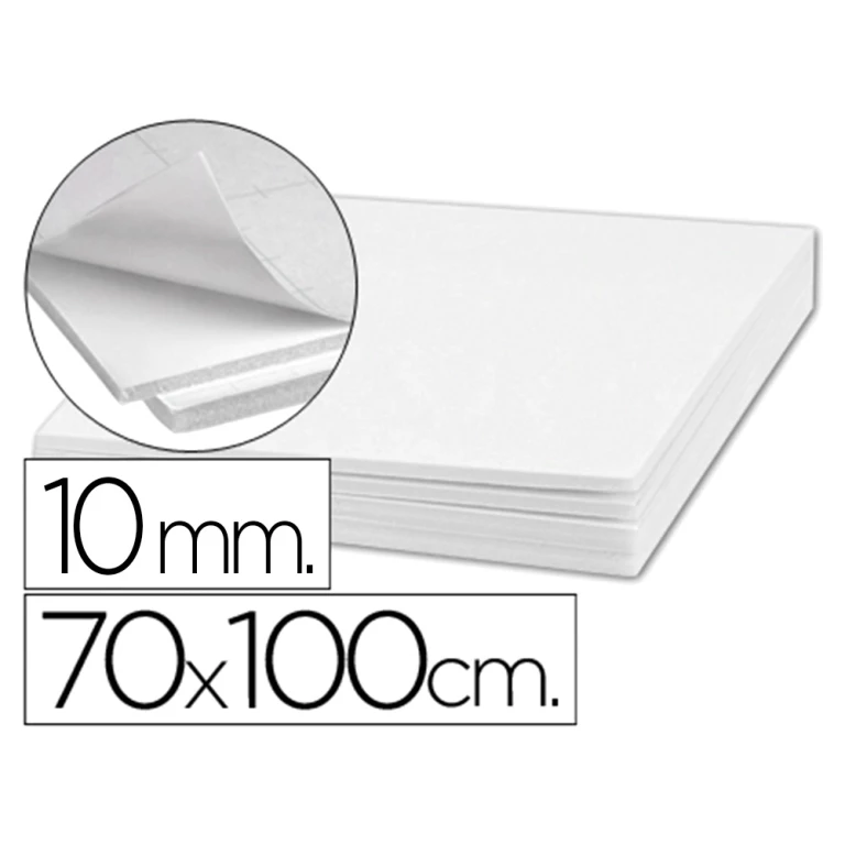 Thumbnail-Cartao k-line liderpapel branco dupla face 70x100cm espessura 10 mm – 5 unidades